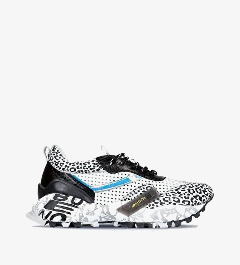 Bueno Shoes Leopar Deri Kadın Spor Ayakkabı 01wq10602