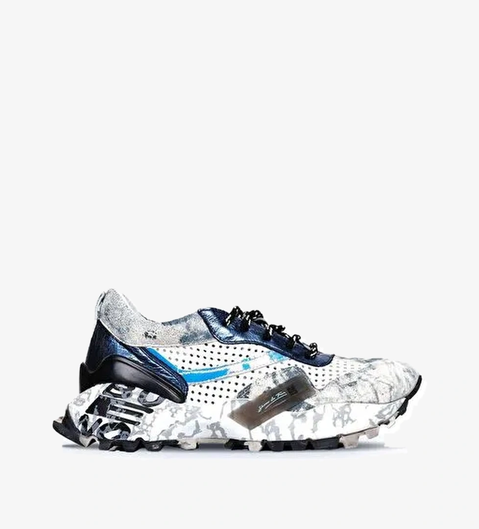 Bueno Shoes Lacivert Deri Kadın Spor Ayakkabı 01wq10602 - Görsel 1