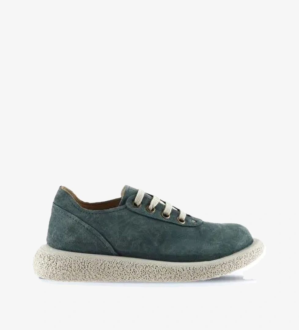 Bueno Shoes Yeşil Süet Kadın Düz Ayakkabı 01wu8904 - Görsel 1