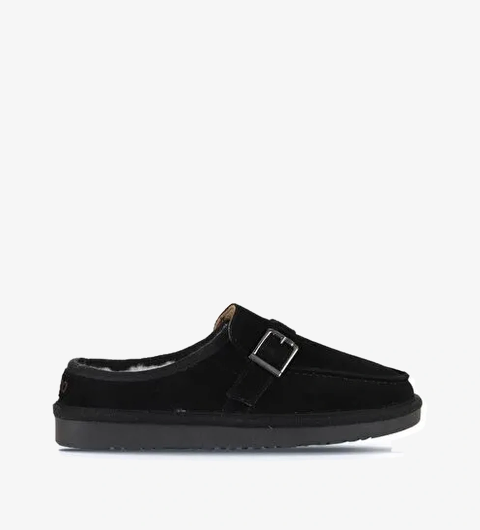 Bueno Shoes Siyah Süet Kadın Düz Terlik 05wt104 - Görsel 1