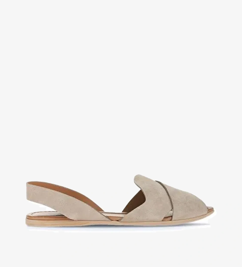 Bueno Shoes Kum Alf Süet Kadın Düz Sandalet 01wa5805 - Görsel 1