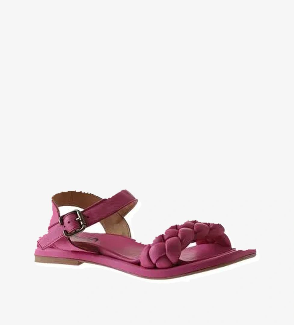 Bueno Shoes Fuşya Deri Kadın Sandalet 01wu4124 - Görsel 1
