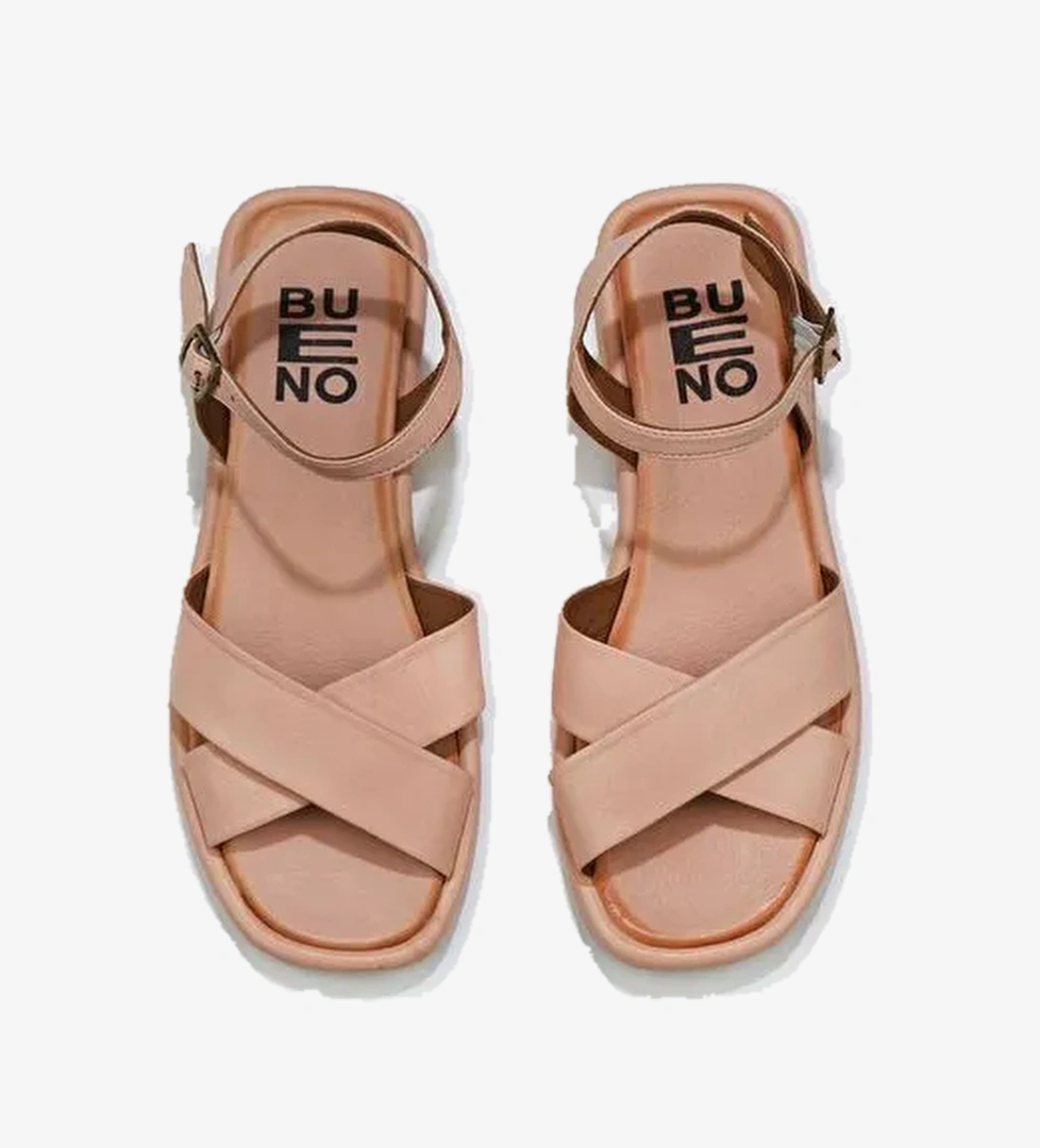Bueno Shoes Pudra Deri Kadın Sandalet 01wu4118 - Görsel 1
