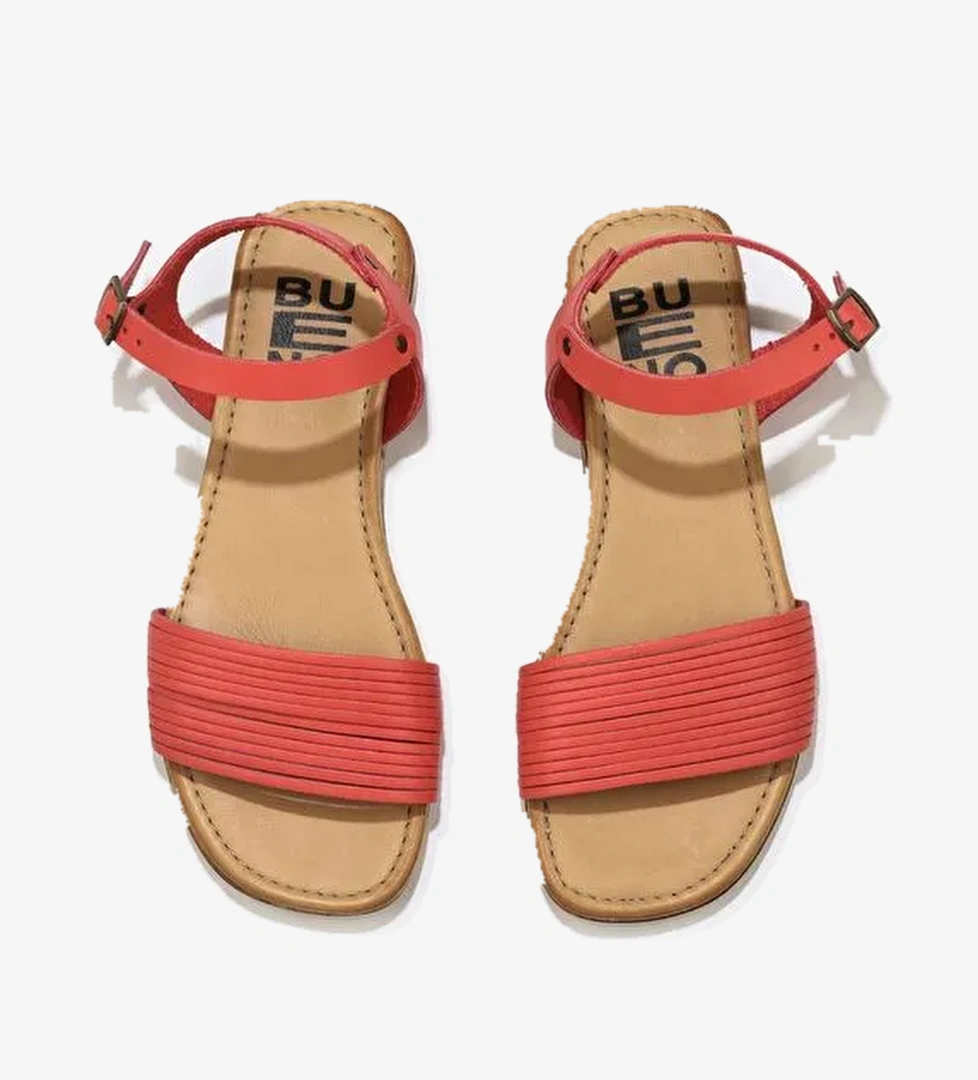 Bueno Shoes Mercan Deri Kadın Sandalet 01wu3420 - Görsel 1