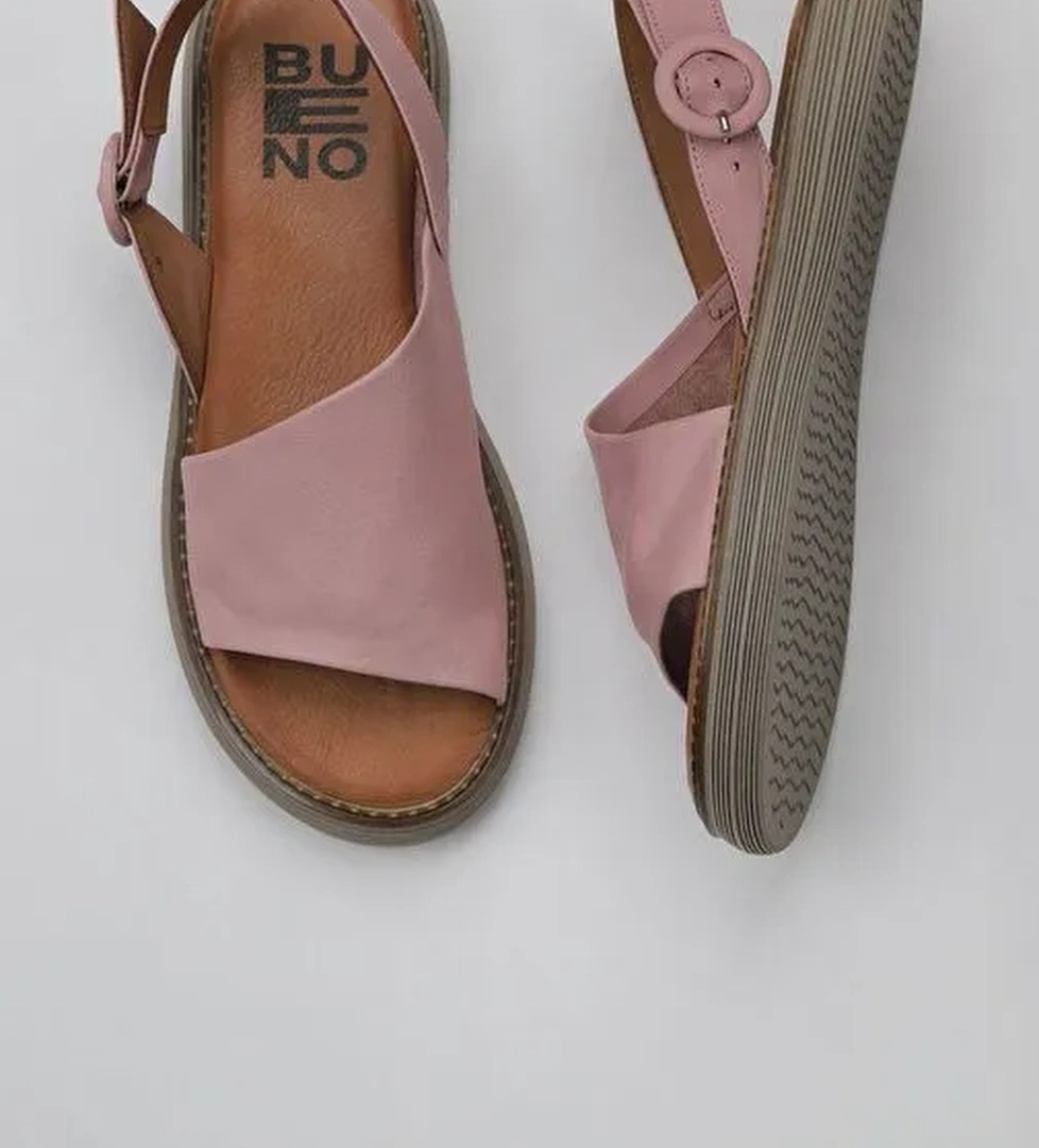 Bueno Shoes Gül Kurusu Deri Kadın Sandalet 01wy6609 - Görsel 1