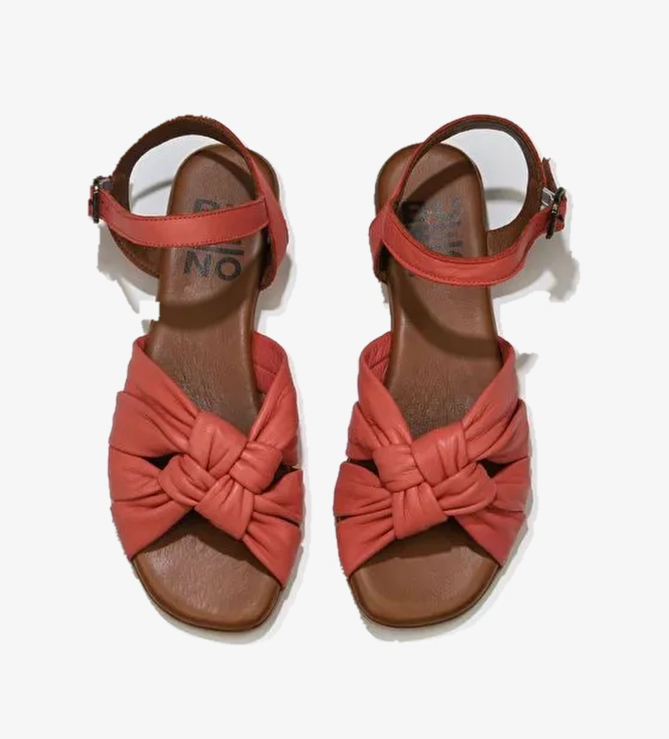 Bueno Shoes Mercan Deri Kadın Sandalet 01wu8802 - Görsel 1