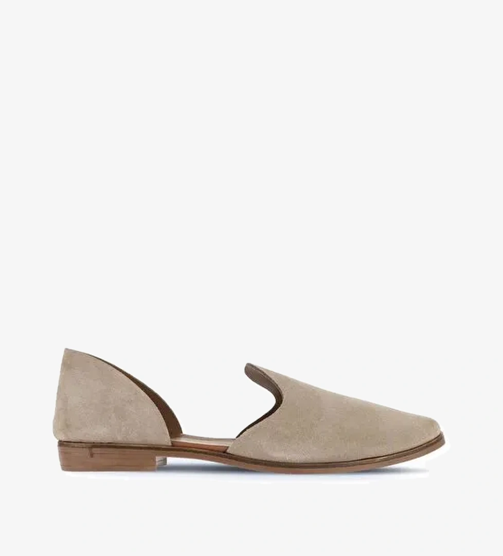 Bueno Shoes Kum Alf Süet Kadın Düz Sandalet 01wa7001 - Görsel 1