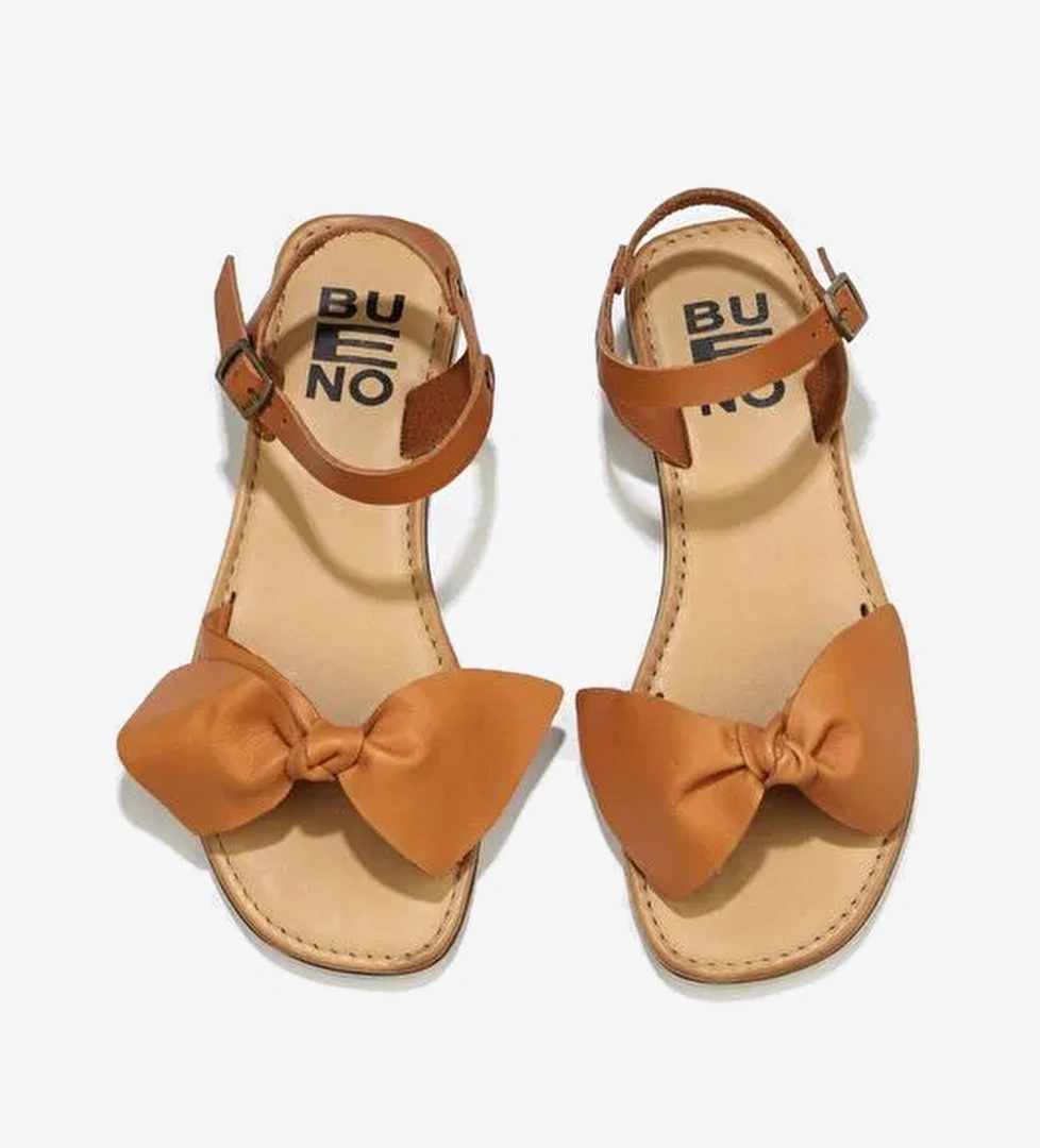 Bueno Shoes Taba Deri Kadın Sandalet 01wu3424 - Görsel 1