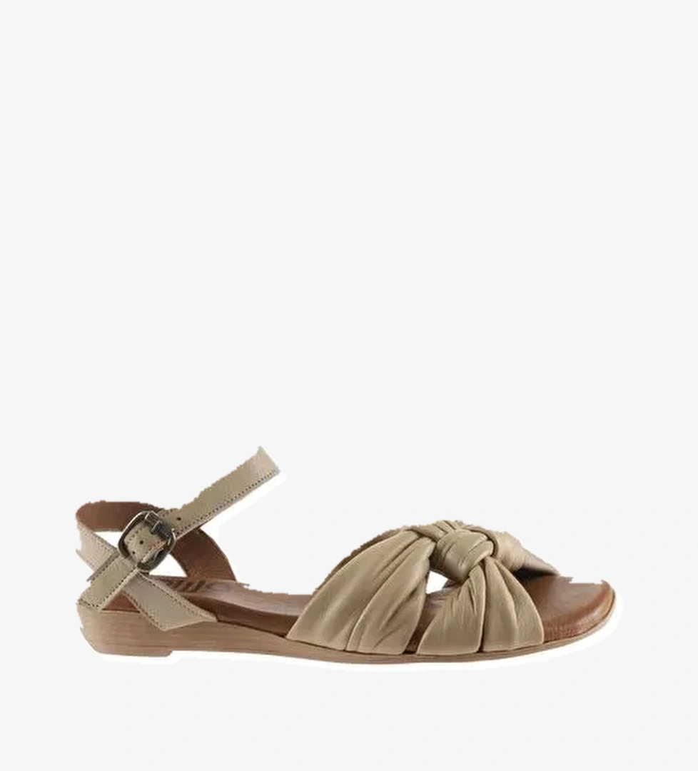 Bueno Shoes Vizon Deri Kadın Sandalet 01wu8802 - Görsel 1