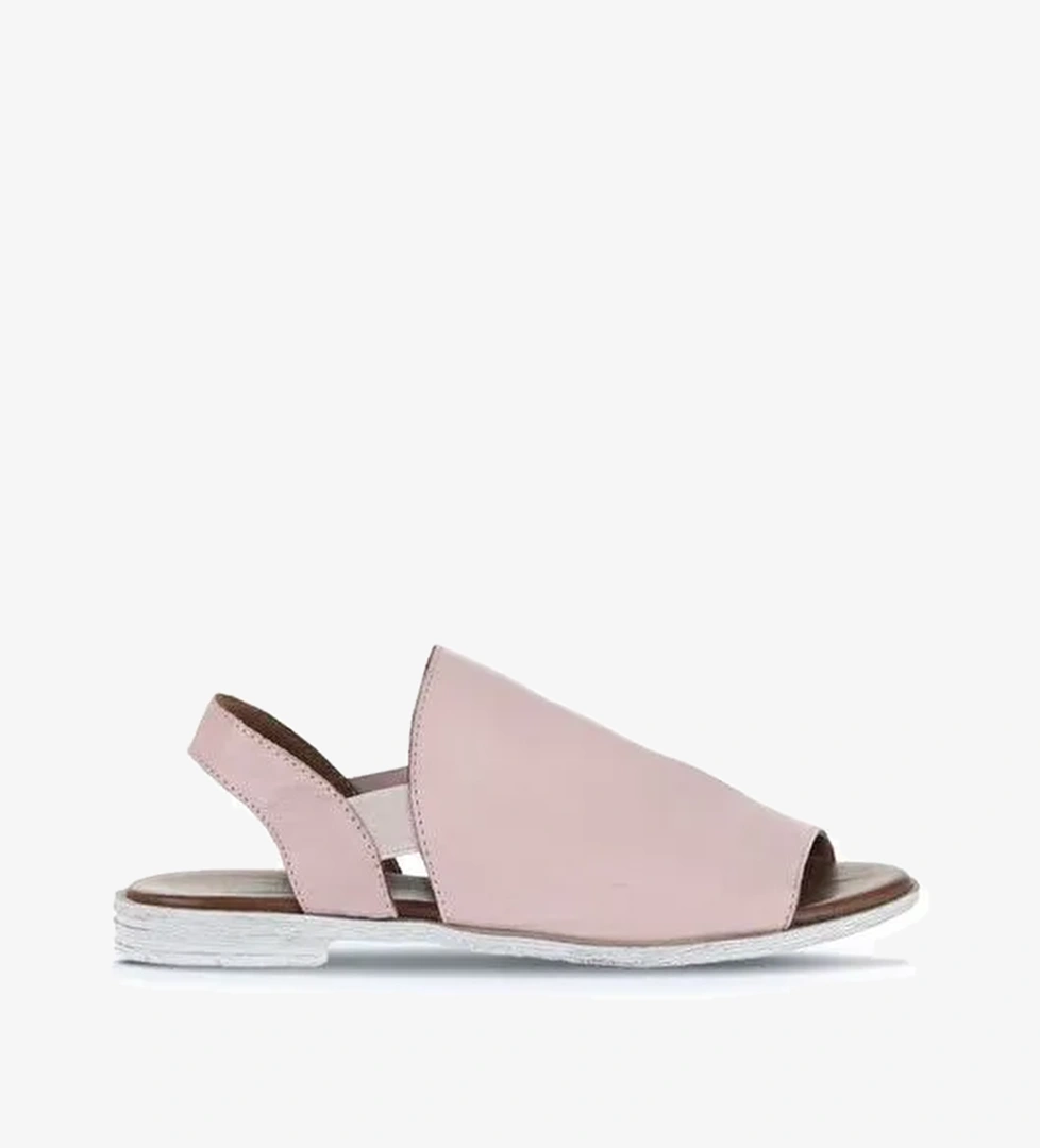 Bueno Shoes Gül Kurusu Deri Kadın Düz Sandalet 01wa3008 - Görsel 1