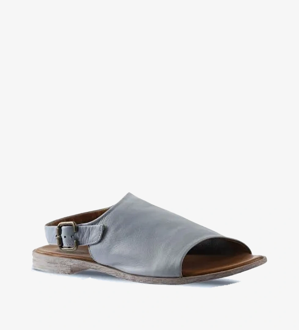 Bueno Shoes Mavi Açık Deri Kadın Sandalet 01wn5000