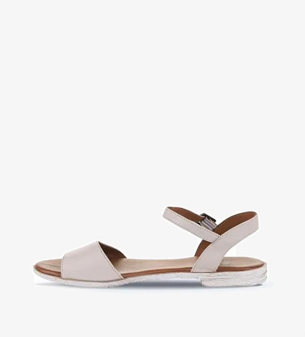 Bueno Shoes Gri Deri Kadın Sandalet 01wn5003 - Görsel 1