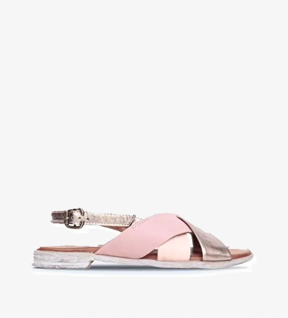 Bueno Shoes Pudra Multi Deri Kadın Sandalet 01wn5010 - Görsel 1