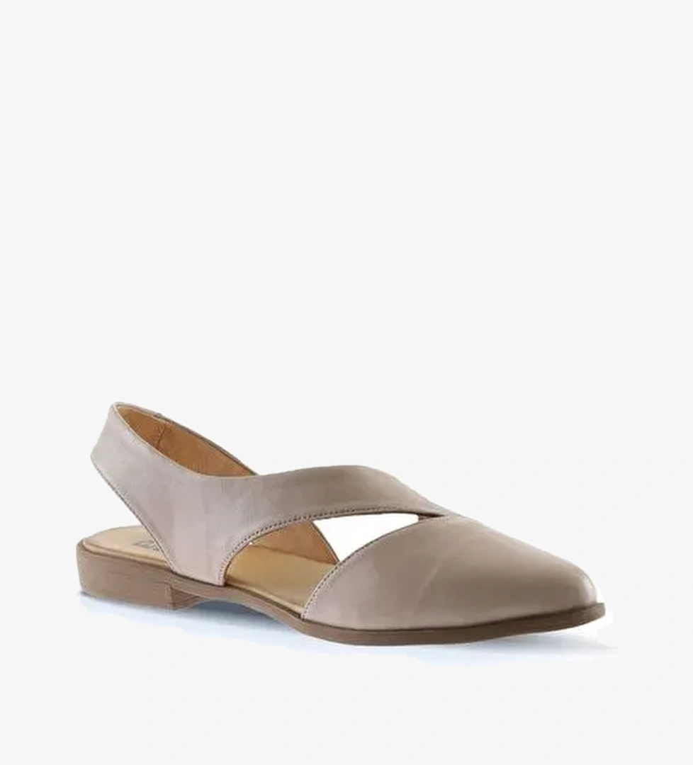 Bueno Shoes Gri Deri Kadın Sandalet 01ws2311 - Görsel 1