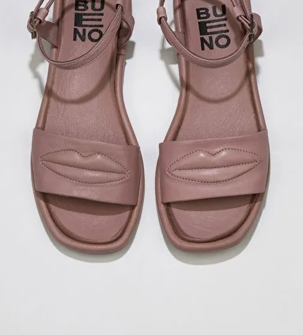 Bueno Shoes Gül Kurusu Deri Kadın Sandalet 01wu4110 - Görsel 1