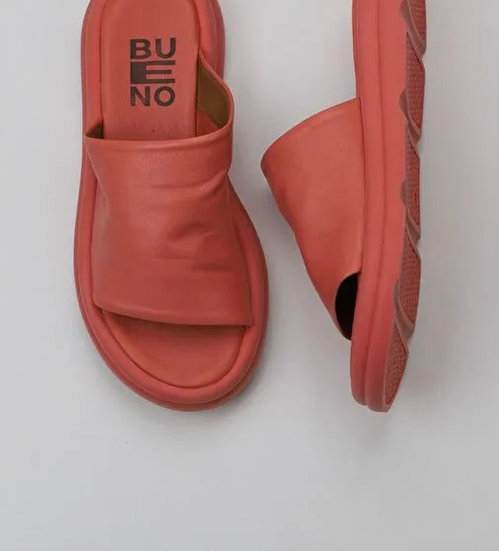 Bueno Shoes Mercan Deri Kadın Düz Terlik 01wy9400 - Görsel 1