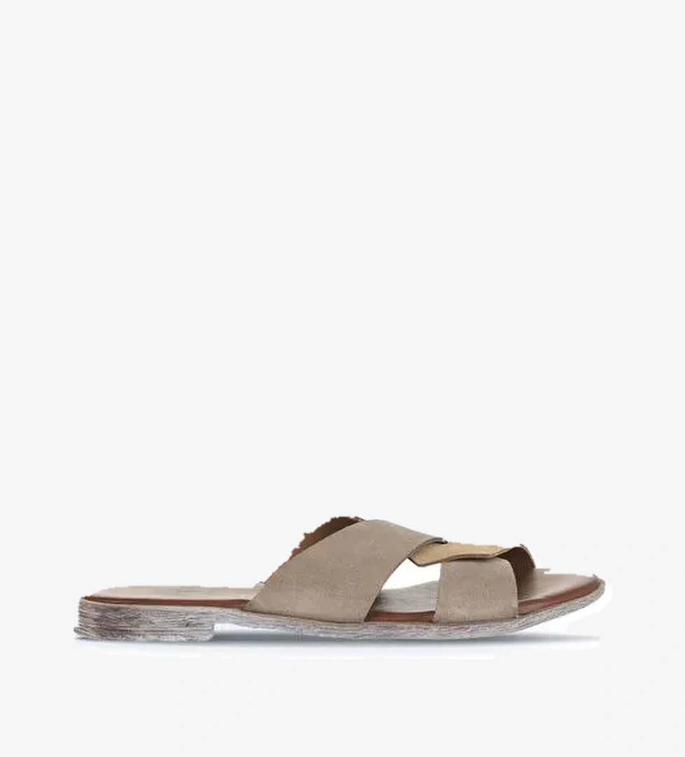 Bueno Shoes Kum Taba Alf Süet Kadın Düz Terlik 01wa3016 - Görsel 1