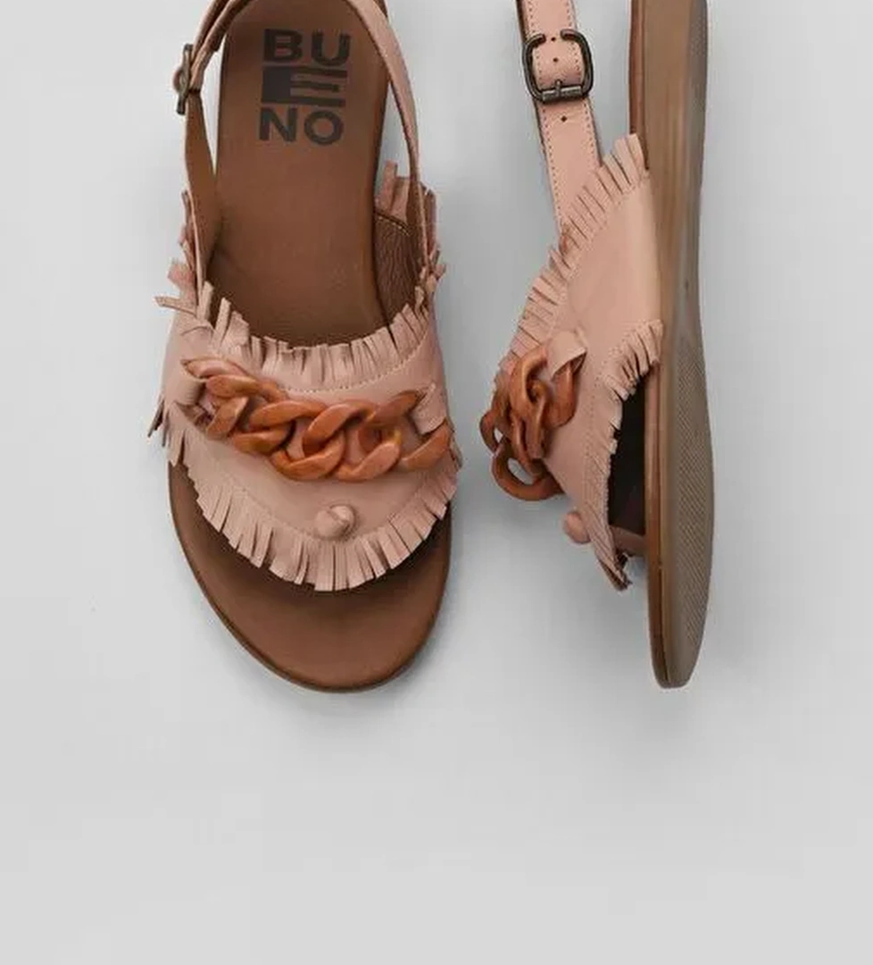 Bueno Shoes Pudra Deri Kadın Sandalet 01wu7440 - Görsel 1