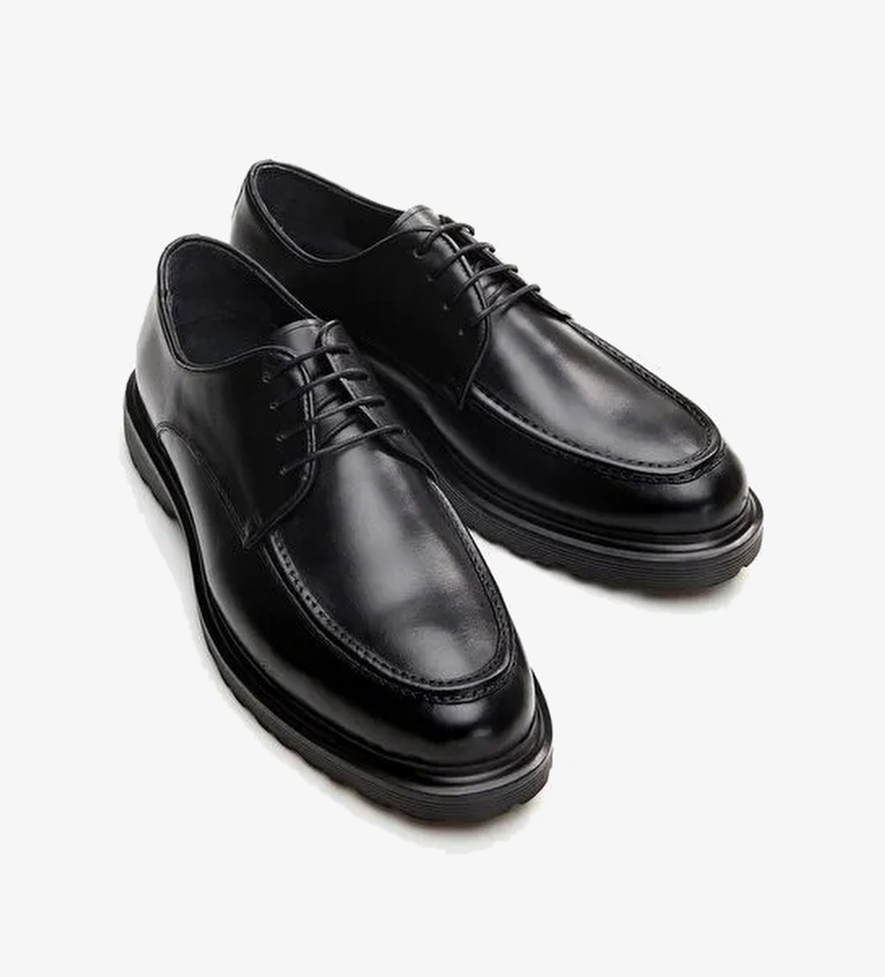 Hotiç Siyah Erkek Deri Günlük Ayakkabı 02AYH292780A100 - Görsel 1