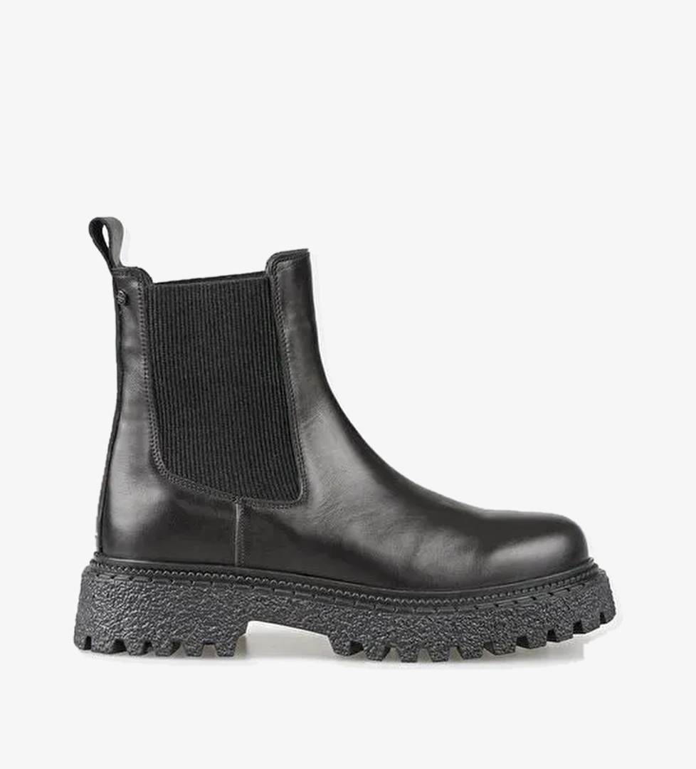 Elle Elle Siyah Deri Kadın Günlük Bot | Boyner Siyah - 1. görsel