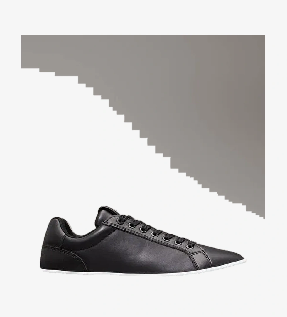 Calvin Klein Jeans Calvin Klein Siyah Kadın Deri Sneaker YW0YW015890GM model görseli