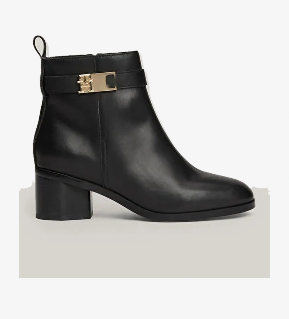 Tommy Hilfiger Tommy Hilfiger Siyah Kadın Deri Bot FW0FW08179BDS model görseli