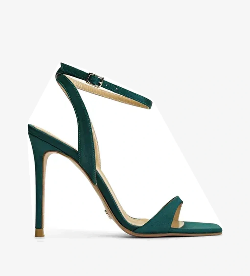 Jabotter Lesley Saten İnce Topuklu Ayakkabı - Görsel 1