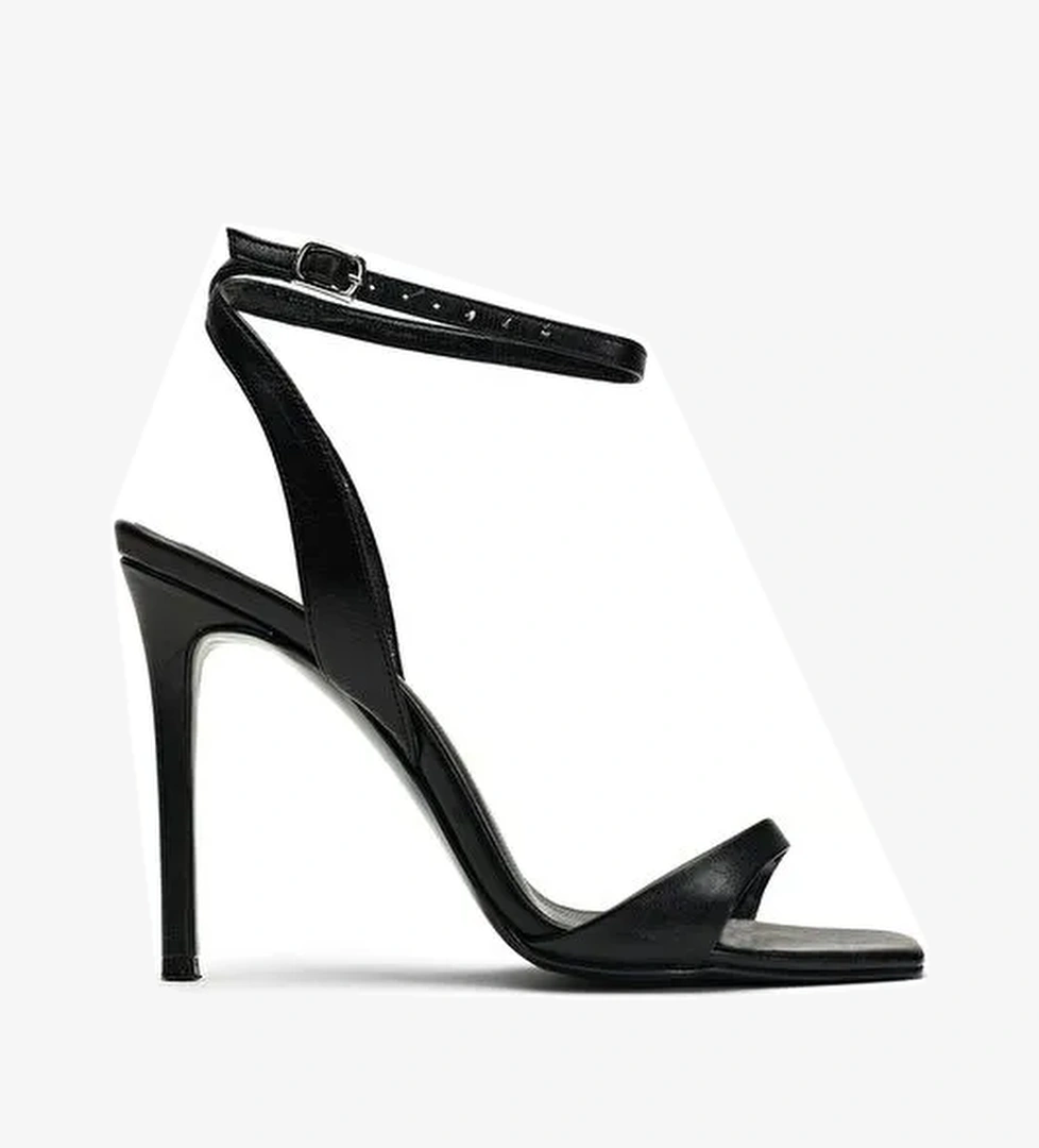 Jabotter Lesley Deri İnce Topuklu Ayakkabı - Görsel 1