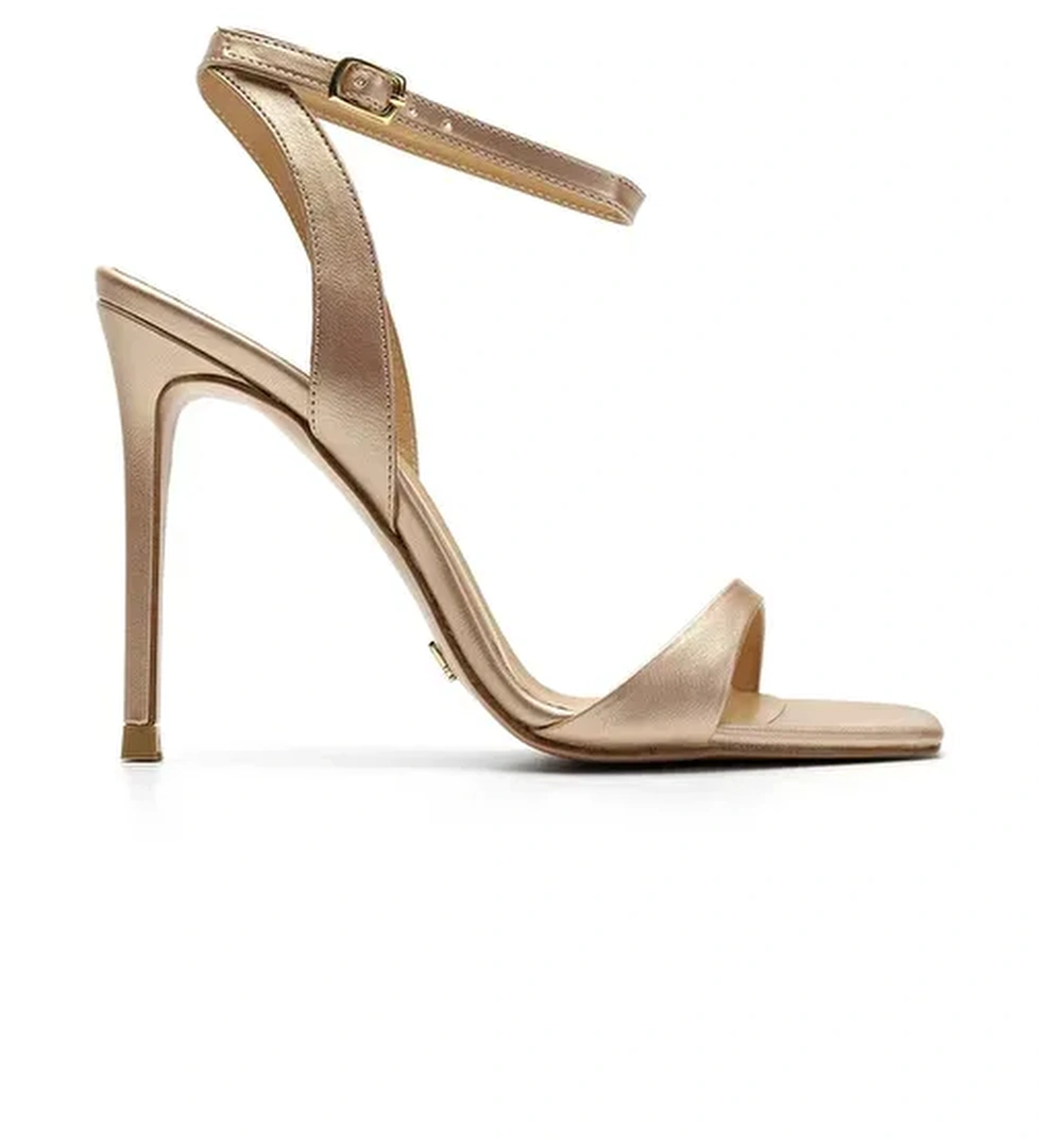 Jabotter Lesley Mat Deri İnce Topuklu Ayakkabı - Görsel 1