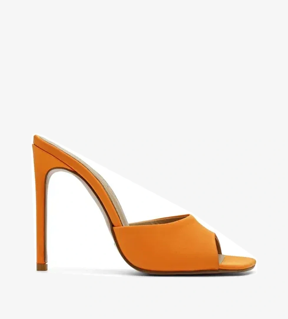 Jabotter Malvina Saten 10 Cm Topuklu Terlik - Görsel 1