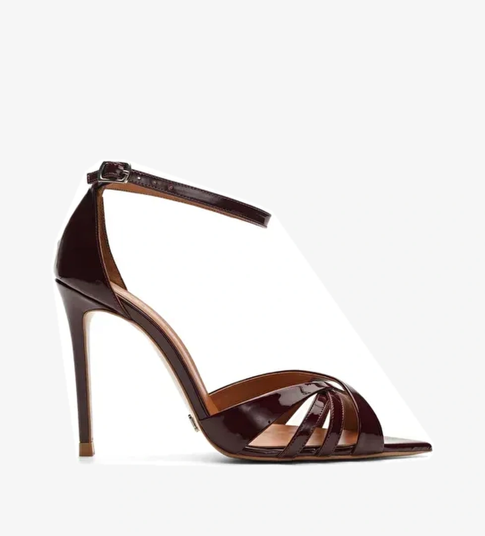 Jabotter Siyah Kadın Rugan Topuklu Ayakkabı JAB3100 / 310K - Görsel 1