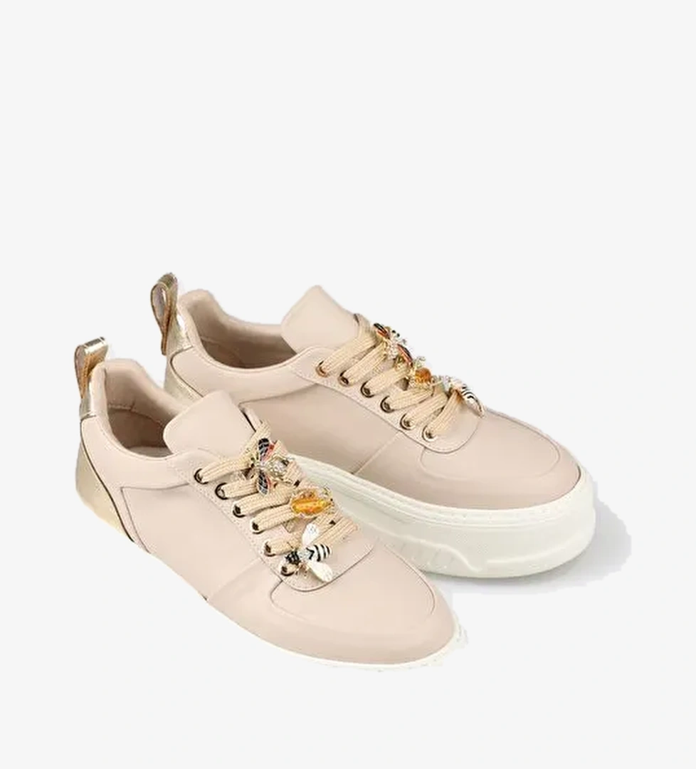 Bej Kadın Spor Ayakkabı - Görsel 1