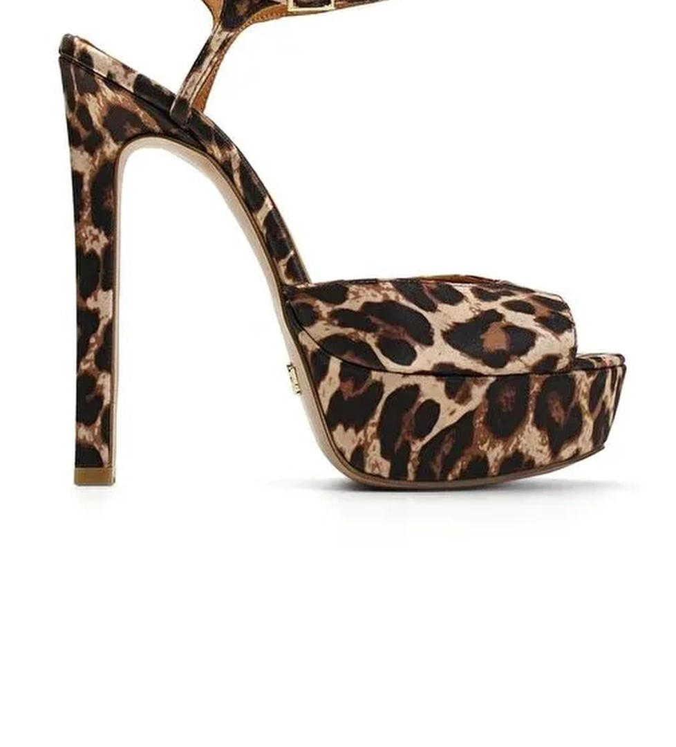 Jabotter Brida Saten Platform Topuklu Ayakkabı - Görsel 1