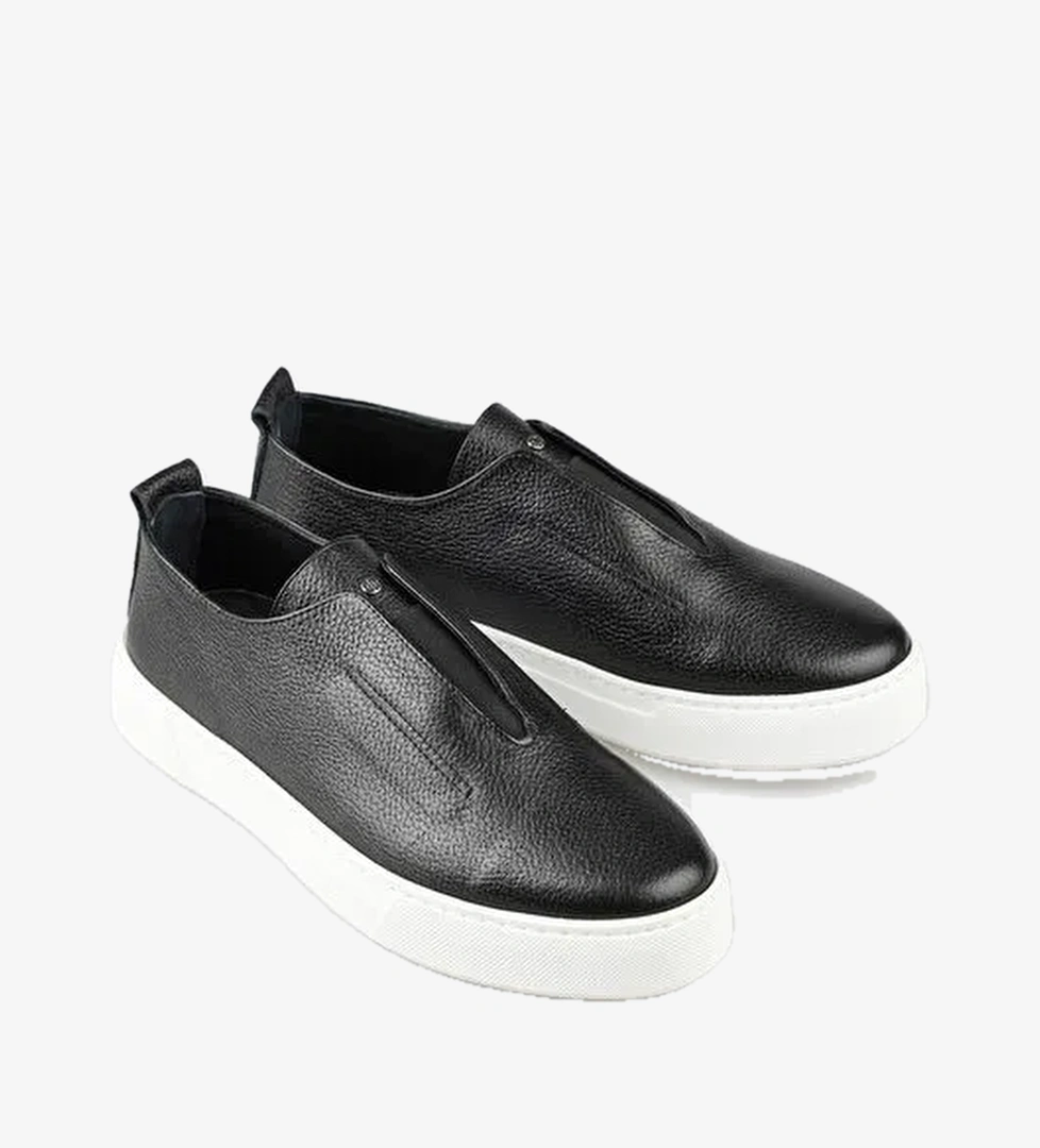 Elle Beyaz Erkek Deri Günlük Ayakkabı PIER-7 - Görsel 1