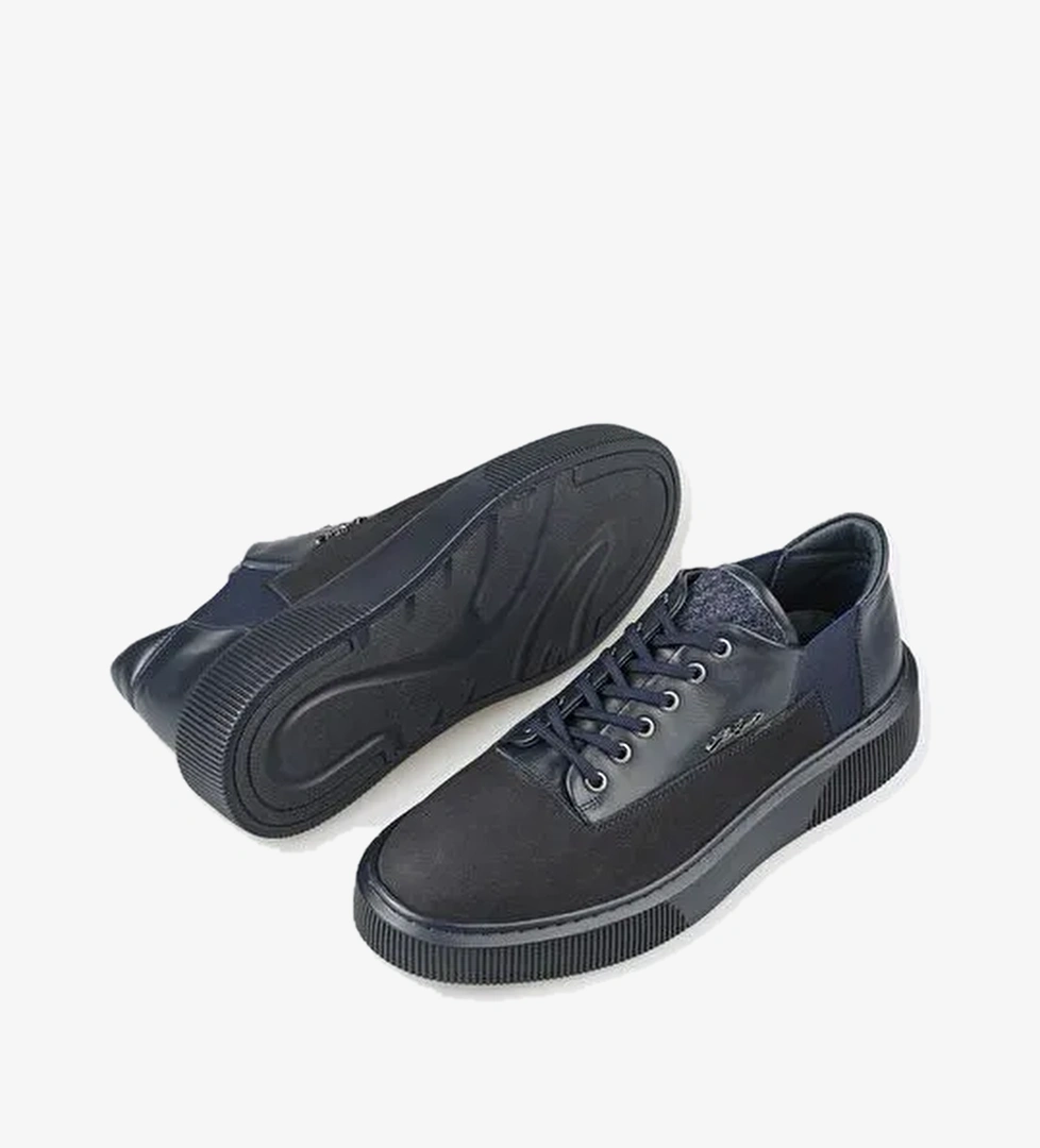 Elle Siyah Erkek Sneaker DUHATE - Görsel 1