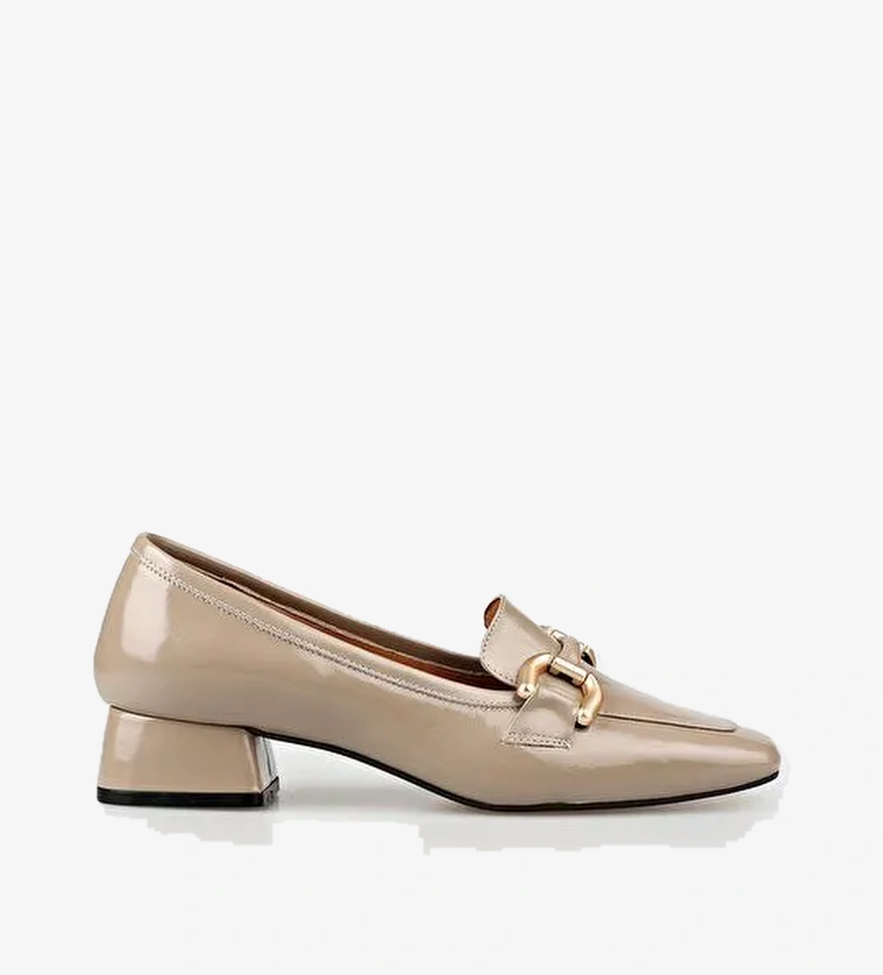 Elle Elle Vizon Deri Kadın Topuklu Ayakkabı | Boyner Vizon - 1. görsel