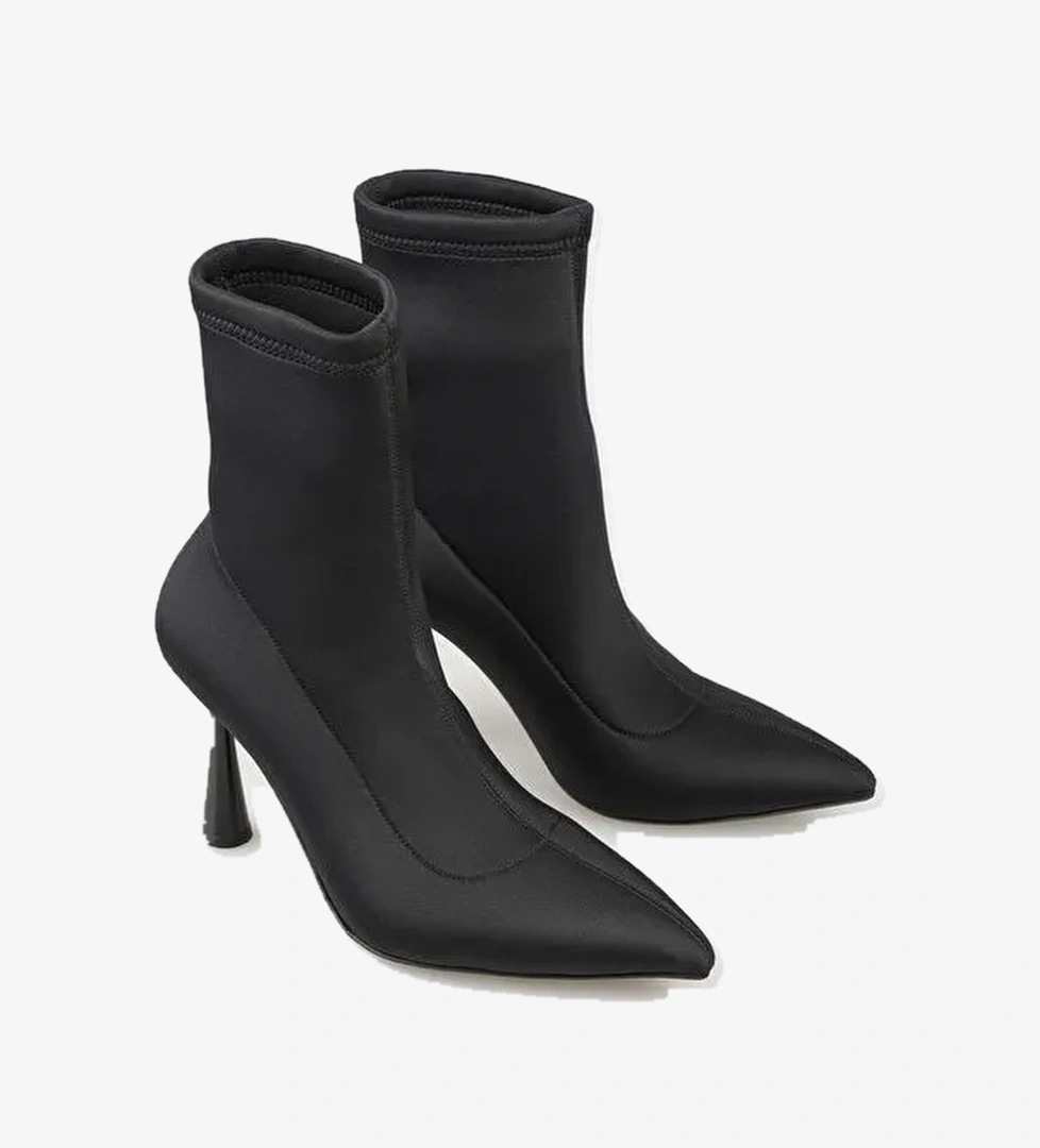 Siyah Kadın Yüksek Topuk Bot - Görsel 1