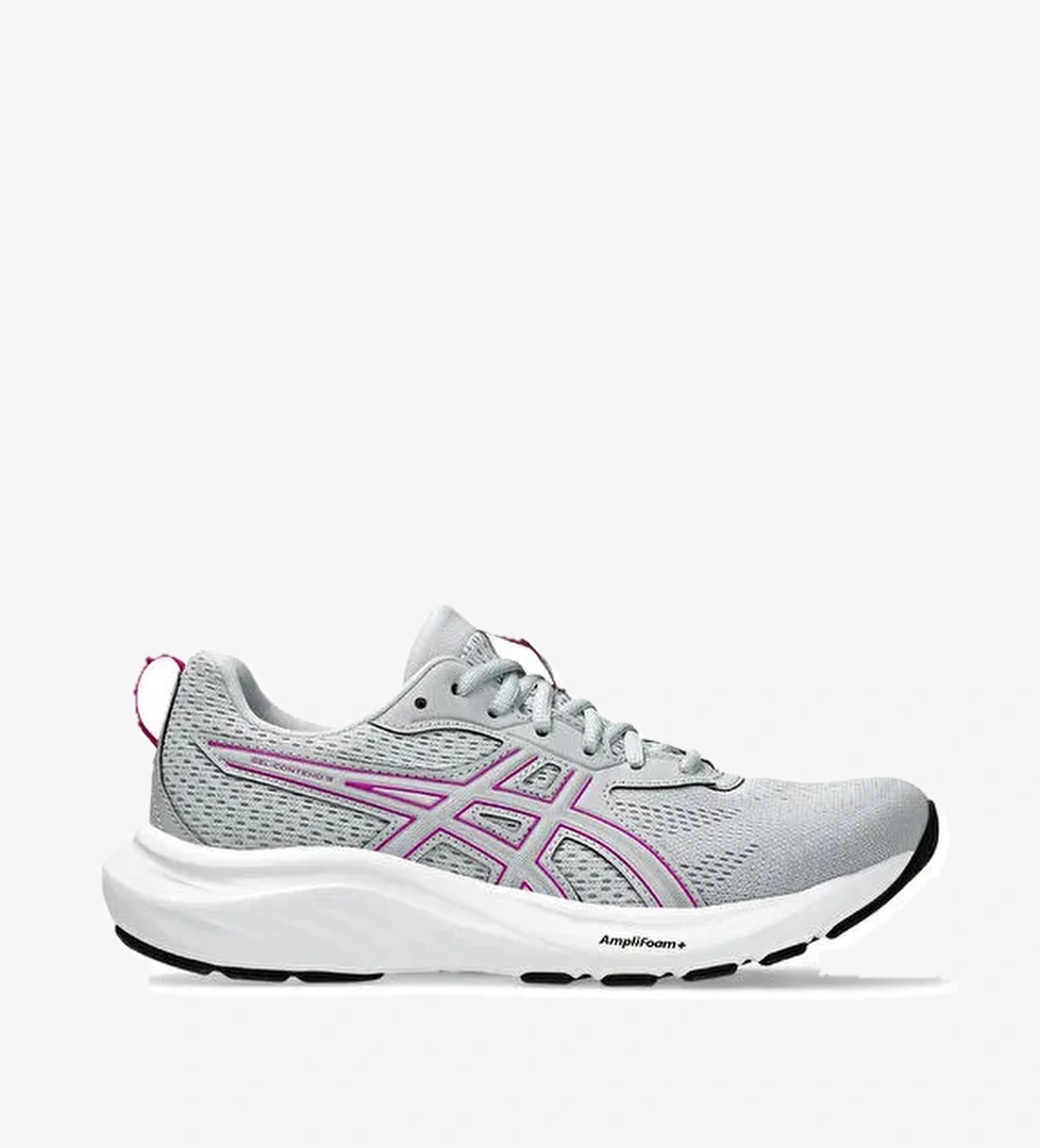 Asics 1012B681-020 GEL-CONTEND 9 Gri Kadın Koşu Ayakkabısı - Görsel 1