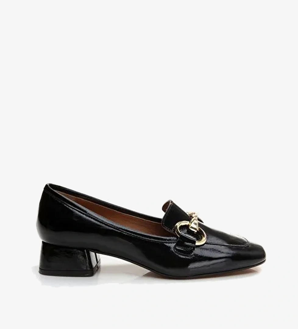 Hotiç Siyah Kadın Deri Topuklu Ayakkabı 01AYH291020A100 - Görsel 1