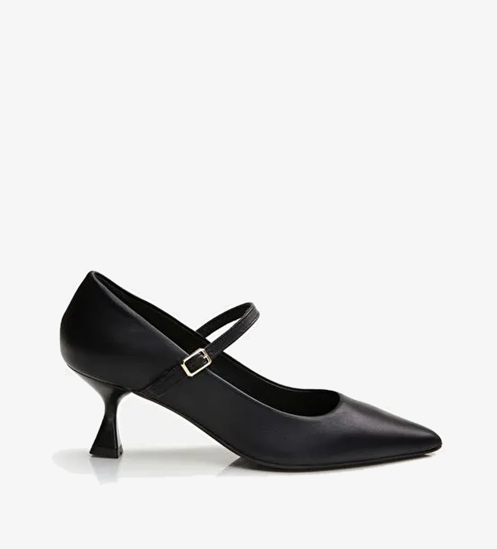 Hotiç Siyah Kadın Deri Stiletto 01AYH290860A100 - Görsel 1