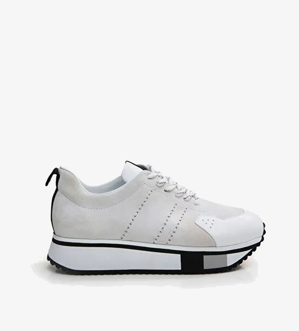 Hotiç Beyaz Erkek Deri Sneaker 02AYH293250A900 - Görsel 1