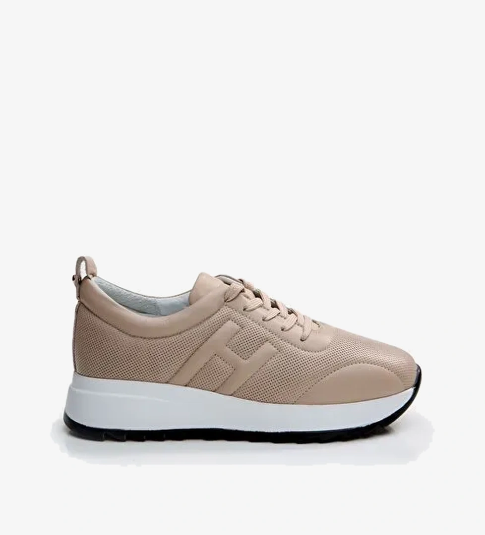 Hotiç Vizon Kadın Deri Sneaker 01AYH294640A450 - Görsel 1