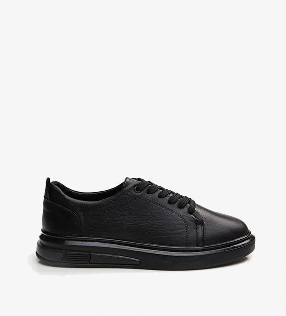 Hotiç Siyah Kadın Deri Sneaker 01AYH294550A100 - Görsel 1