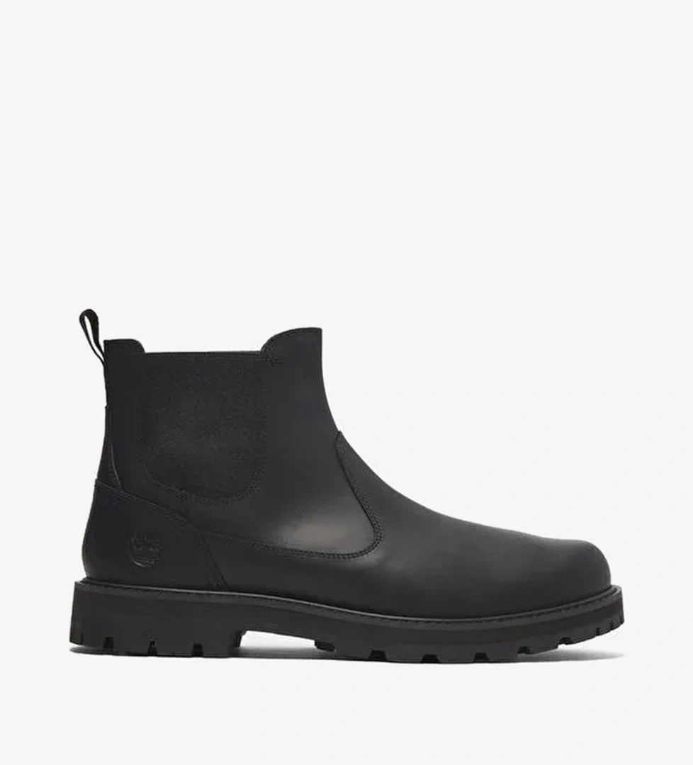 Timberland Siyah Erkek Deri Bot BRITTON ROAD MID CHELSEA BOOT - Görsel 1