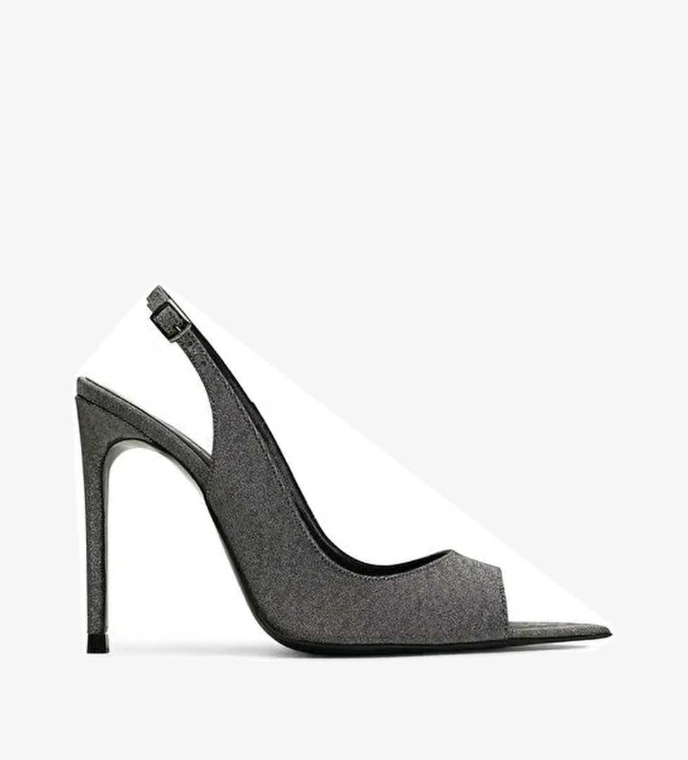 Jabotter Jayla Simli 10 Cm Stiletto - Görsel 1