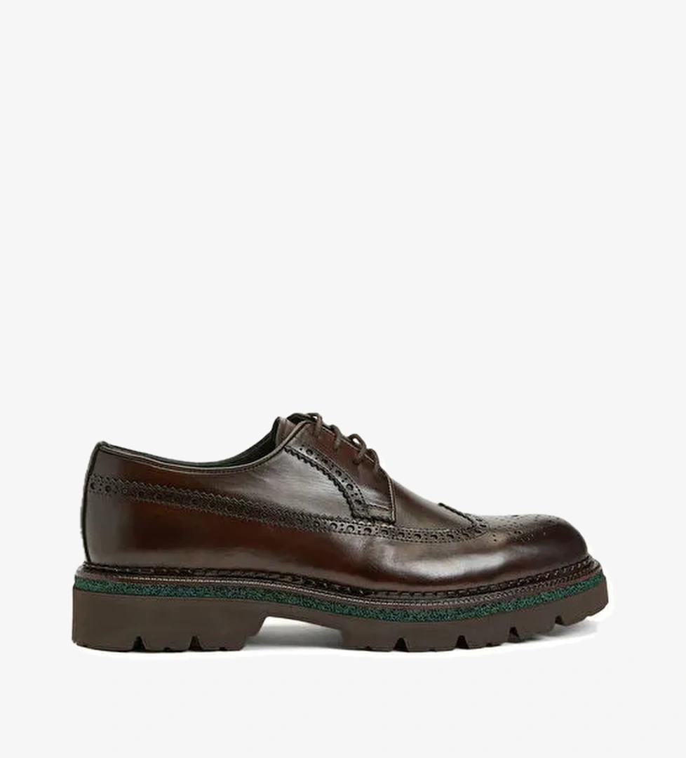 George Hogg Kahverengi Erkek Deri Klasik Ayakkabı 60-104 - Görsel 1