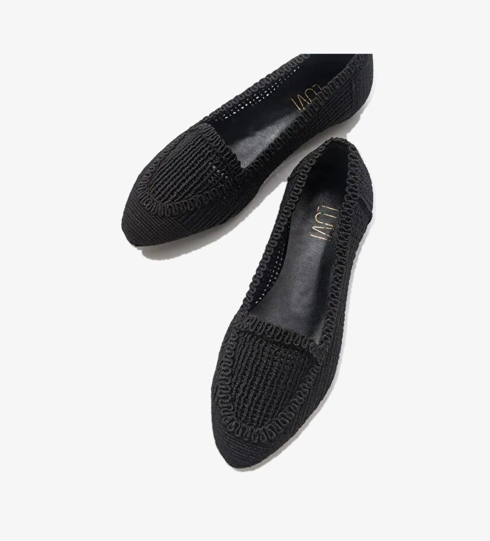 Luvi Shoes Krem Kadın Babet 67-101 - Görsel 1