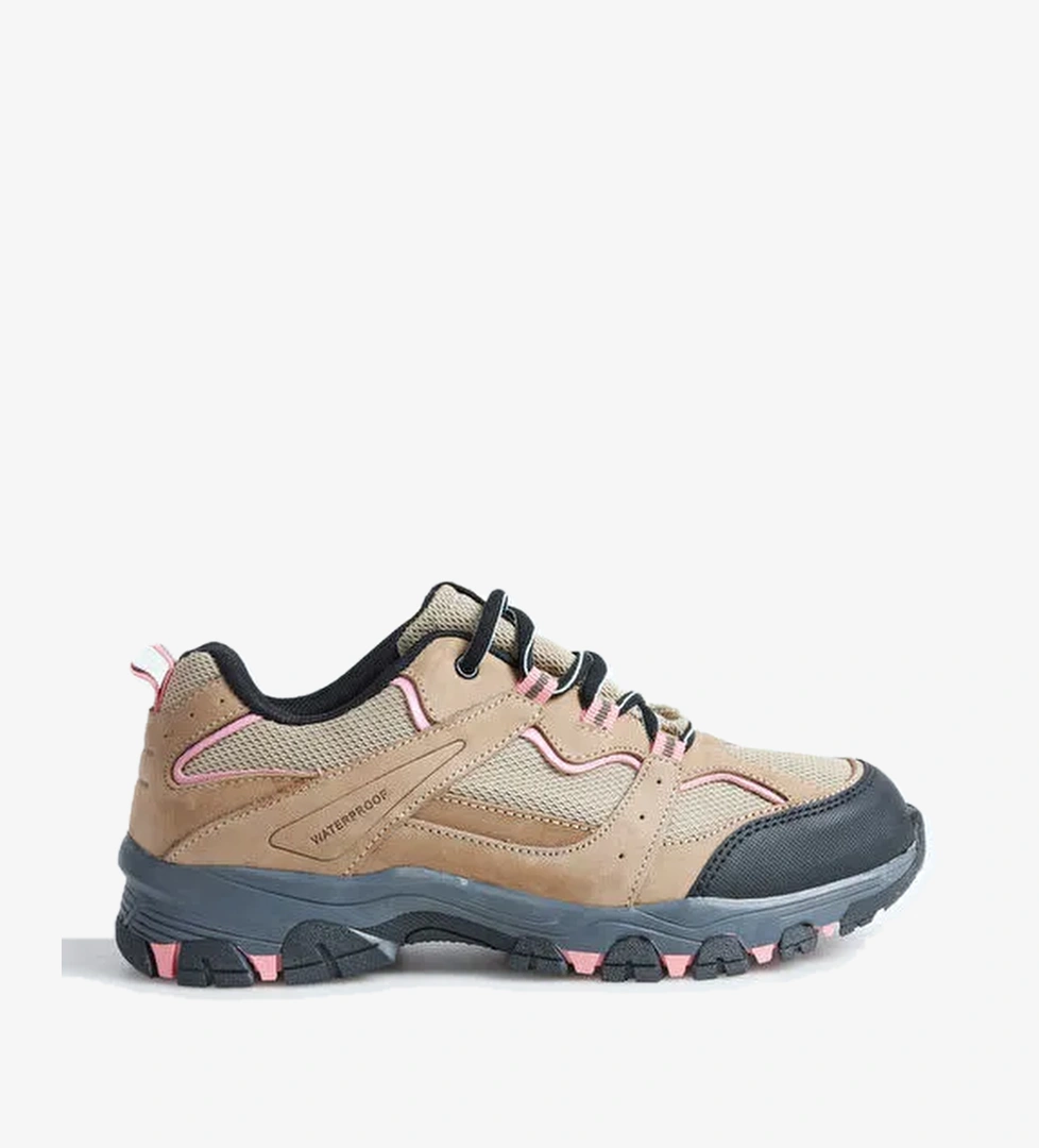 Discovery Expedition Kum-Pembe Kadın deri Outdoor Ayakkabısı ARISTA