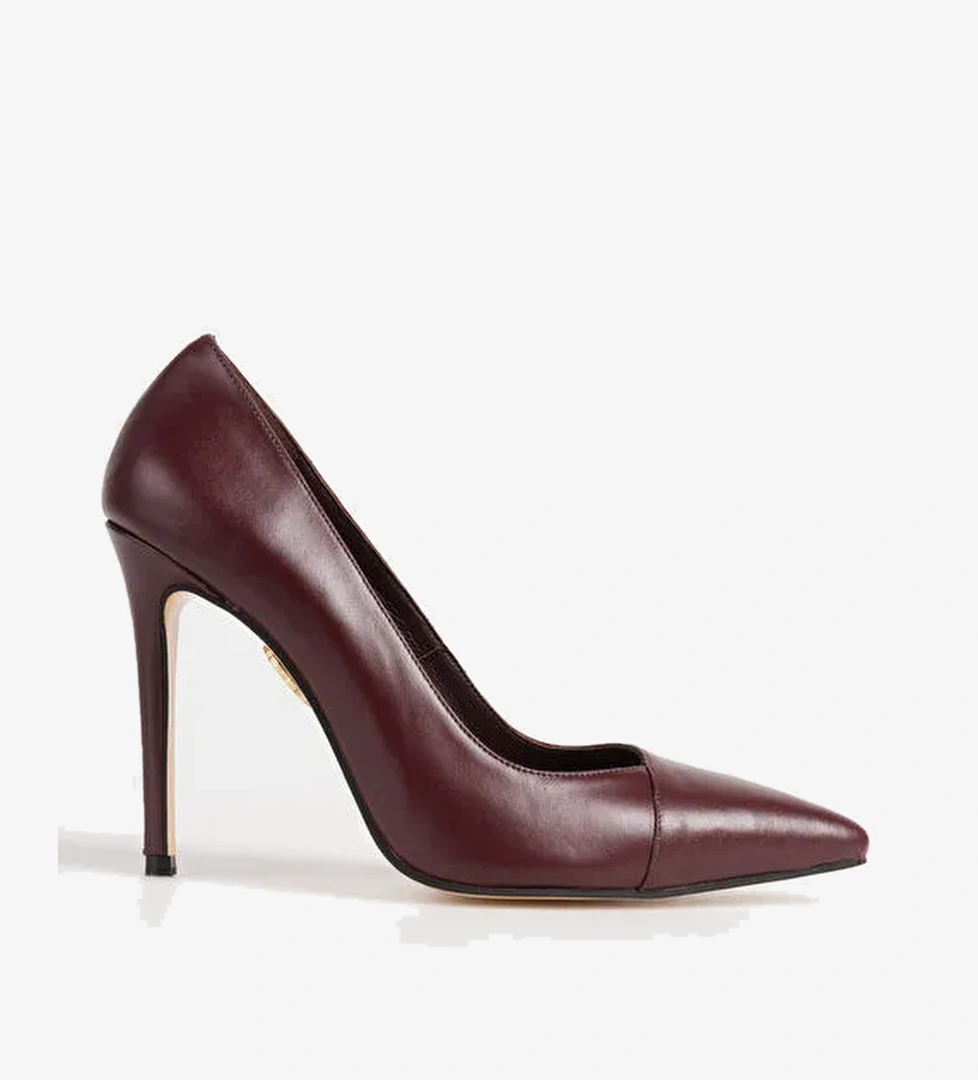 Vince Camuto Bordo Kadın Deri Topuklu Ayakkabı SASHA