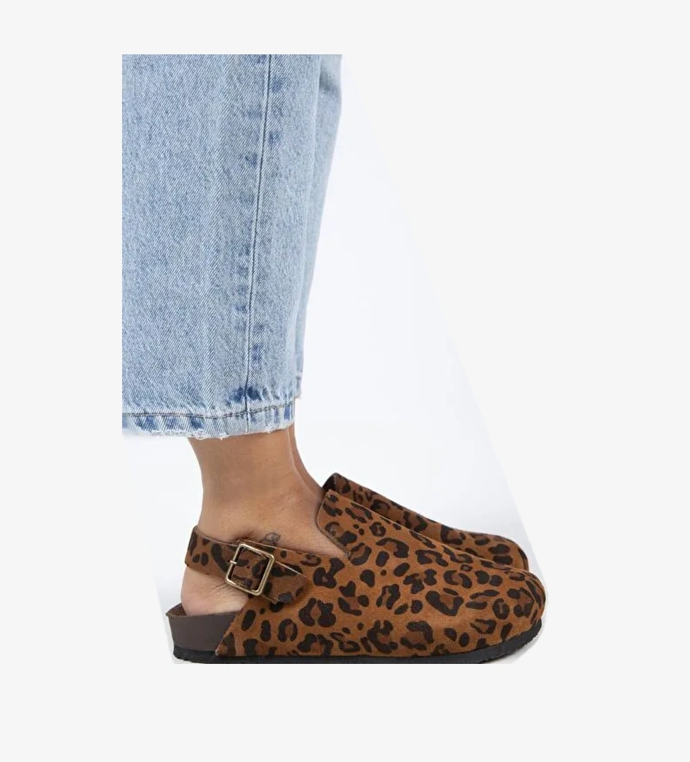 Manijero Taba Kadın Süet Sandalet MNJ.143.02 - Görsel 1